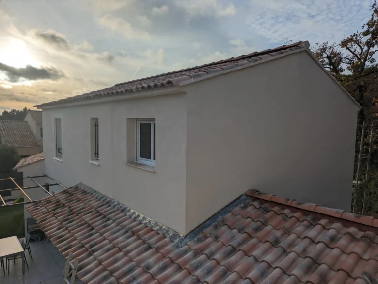 Extension de maison travaux finis