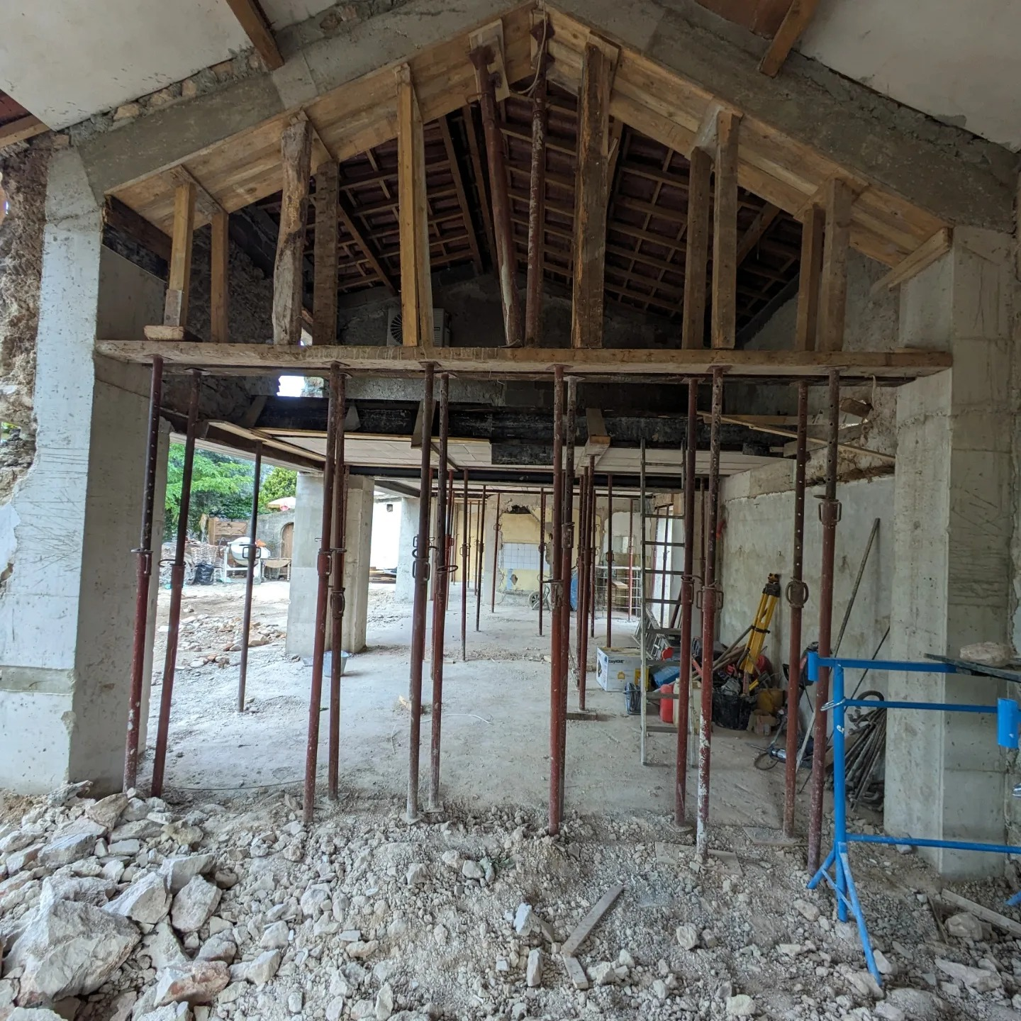 travaux de gros œuvre